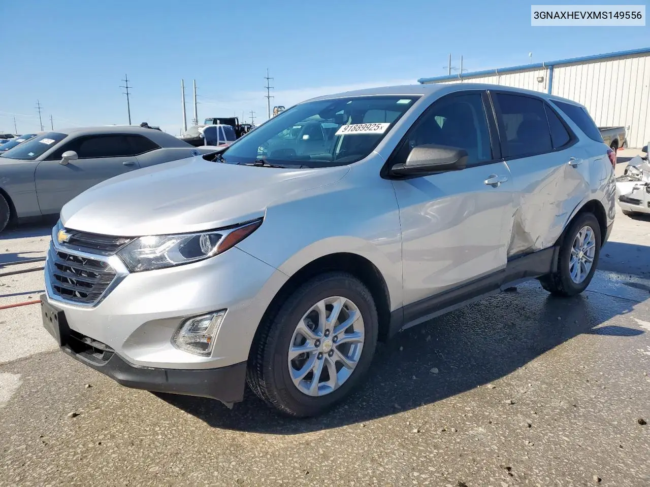 3GNAXHEVXMS149556 2021 Chevrolet Equinox Ls