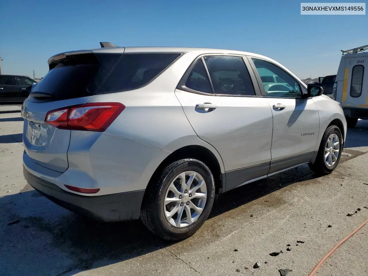 3GNAXHEVXMS149556 2021 Chevrolet Equinox Ls
