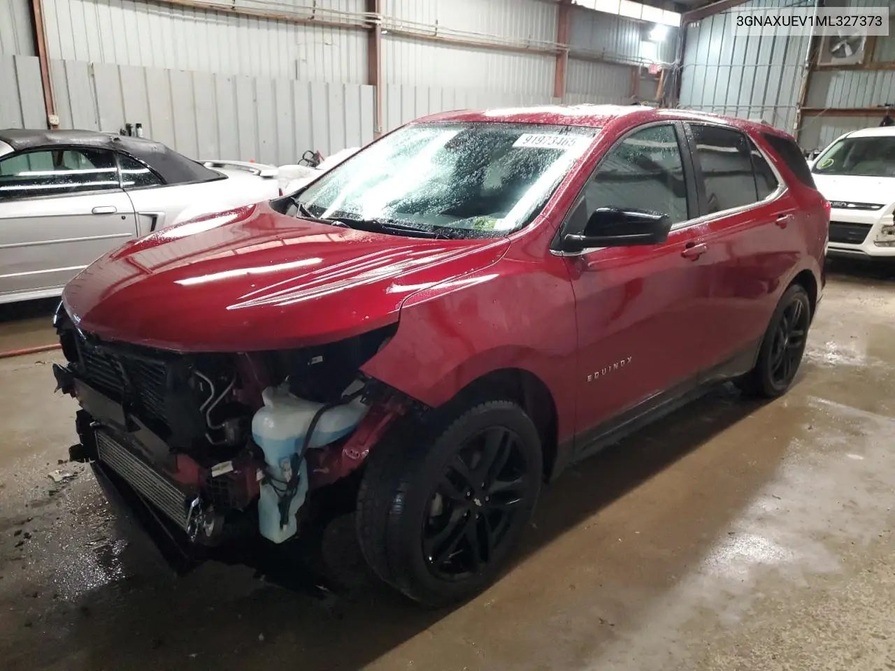 3GNAXUEV1ML327373 2021 Chevrolet Equinox Lt