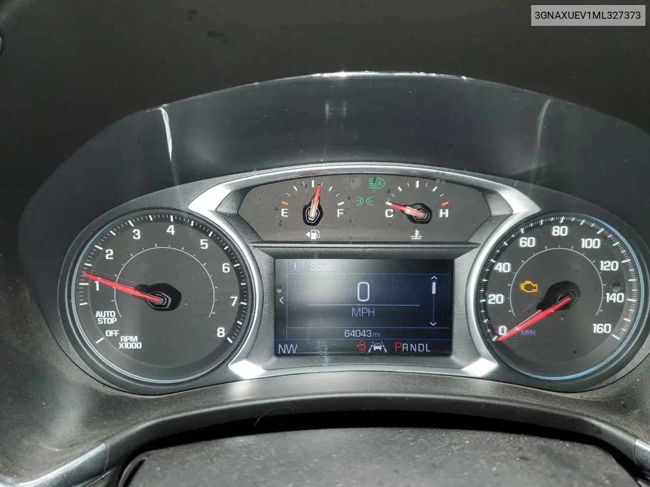 3GNAXUEV1ML327373 2021 Chevrolet Equinox Lt