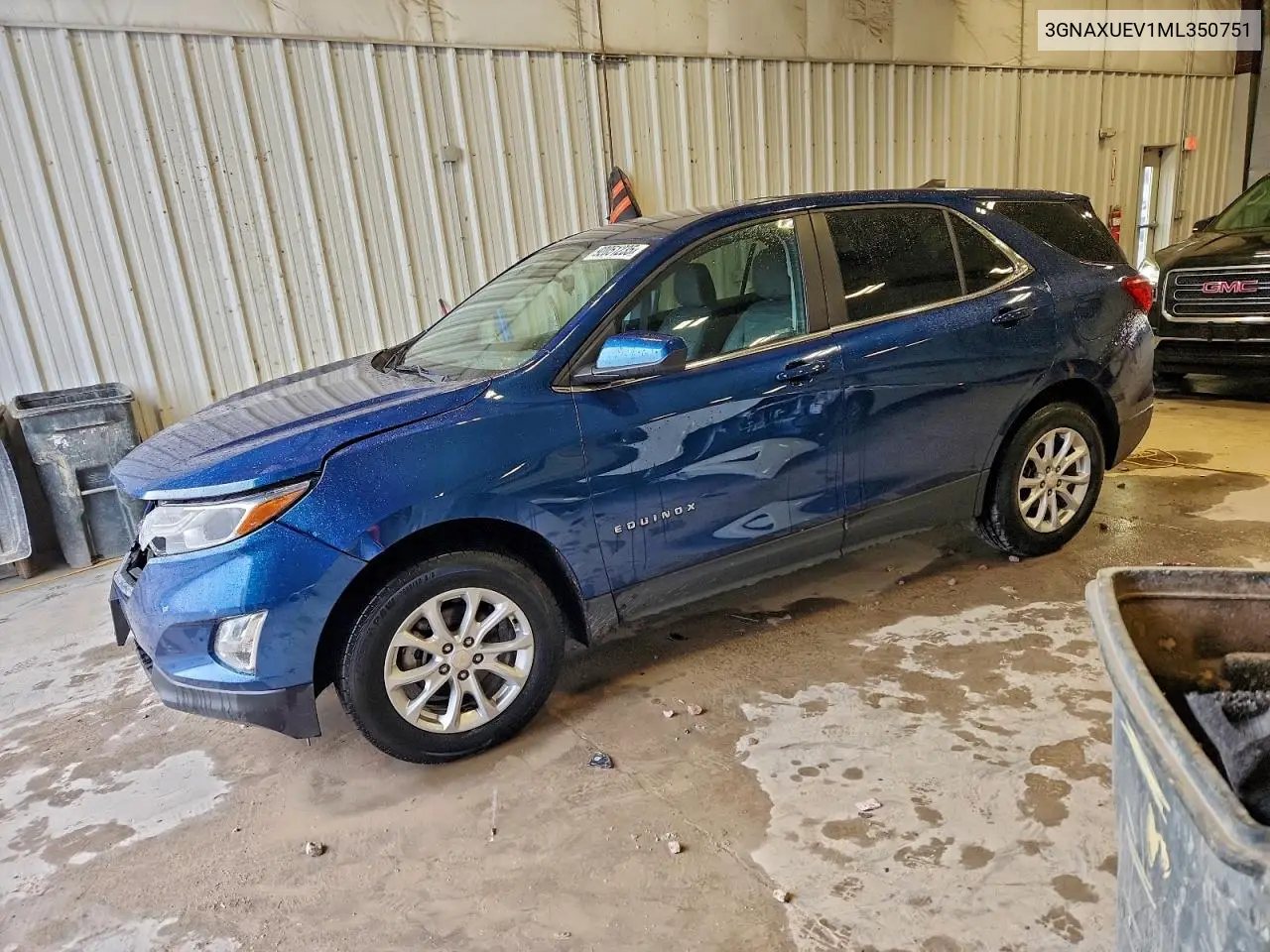 3GNAXUEV1ML350751 2021 Chevrolet Equinox Lt