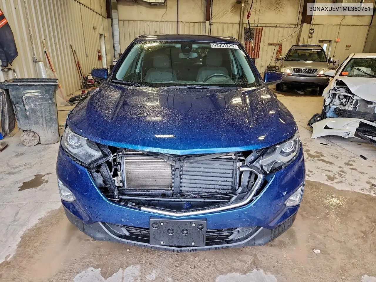 3GNAXUEV1ML350751 2021 Chevrolet Equinox Lt
