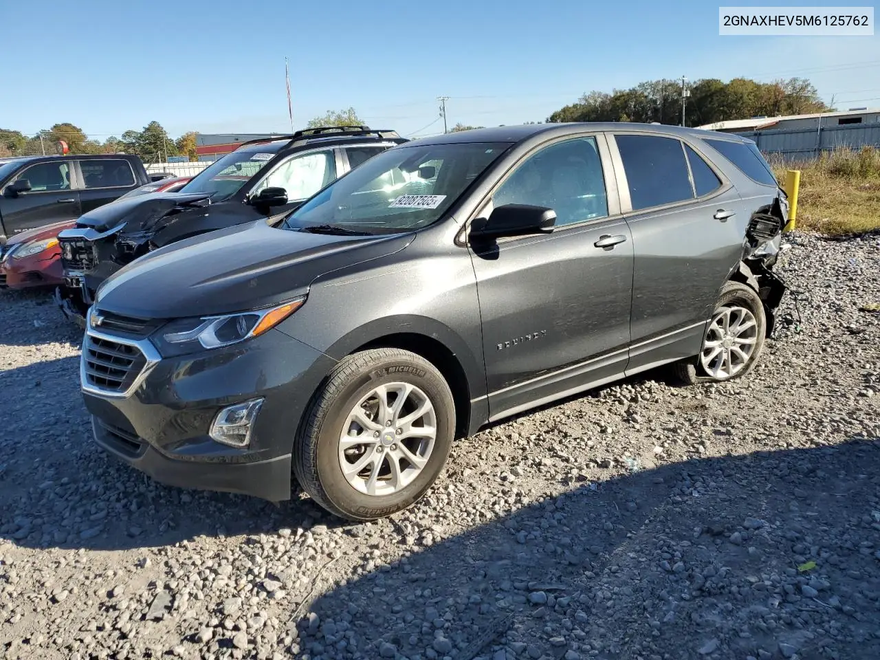 2GNAXHEV5M6125762 2021 Chevrolet Equinox Ls