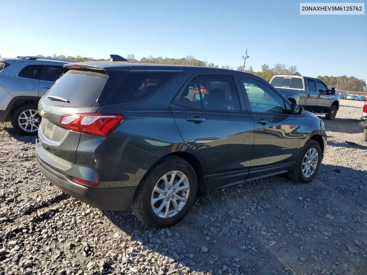 2GNAXHEV5M6125762 2021 Chevrolet Equinox Ls