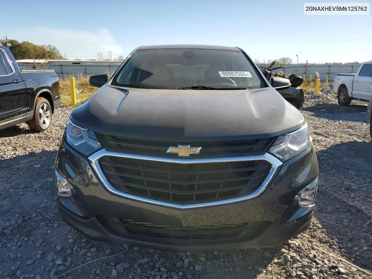 2GNAXHEV5M6125762 2021 Chevrolet Equinox Ls