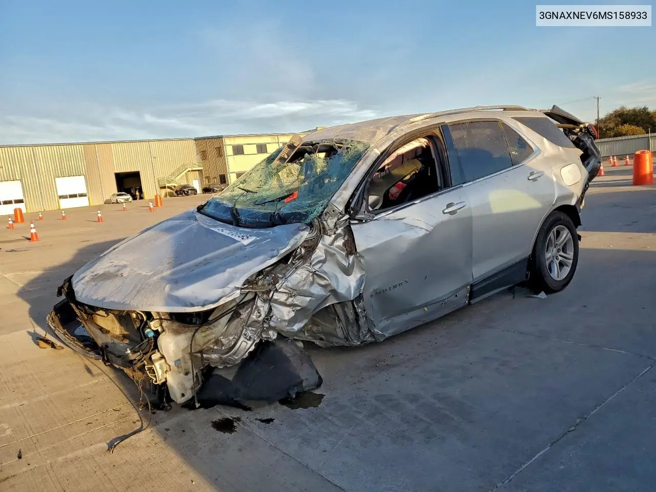 3GNAXNEV6MS158933 2021 Chevrolet Equinox Premier