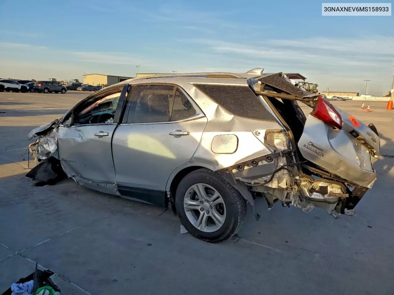 3GNAXNEV6MS158933 2021 Chevrolet Equinox Premier