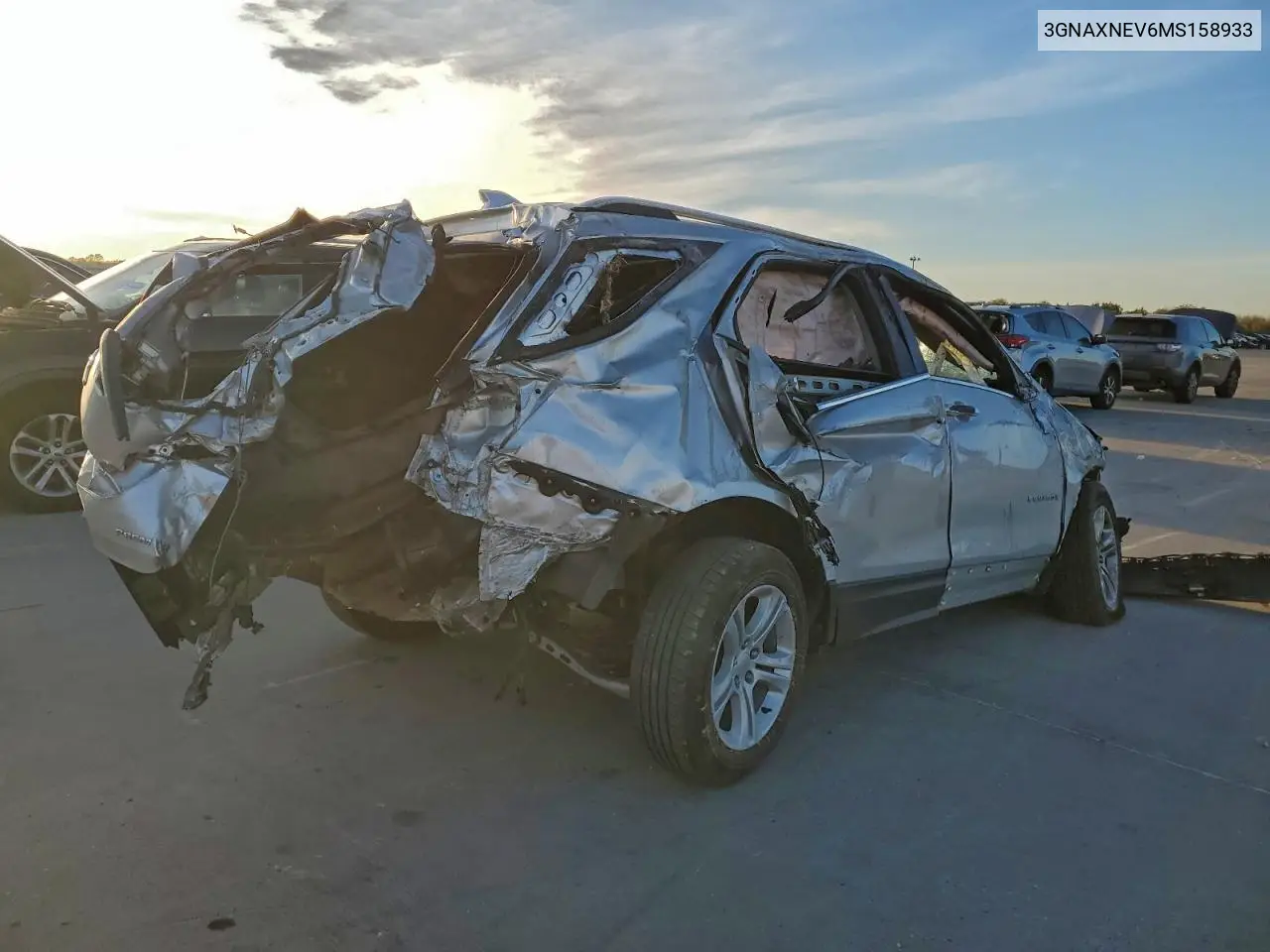 3GNAXNEV6MS158933 2021 Chevrolet Equinox Premier