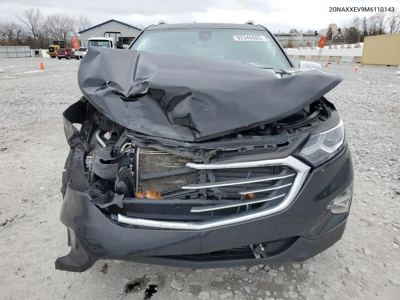 2GNAXXEV9M6110143 2021 Chevrolet Equinox Premier