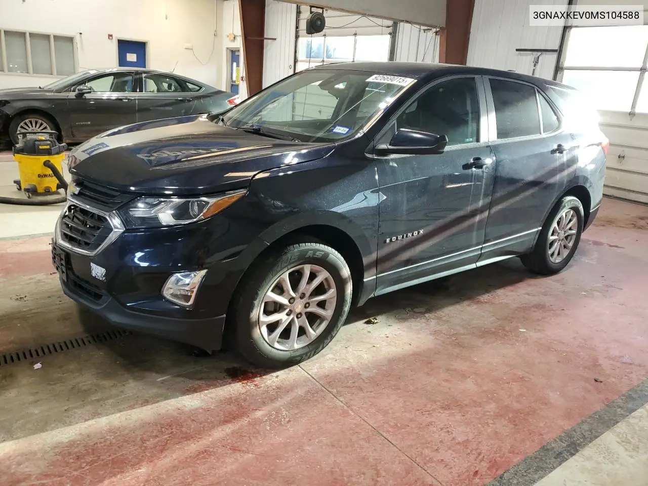 3GNAXKEV0MS104588 2021 Chevrolet Equinox Lt