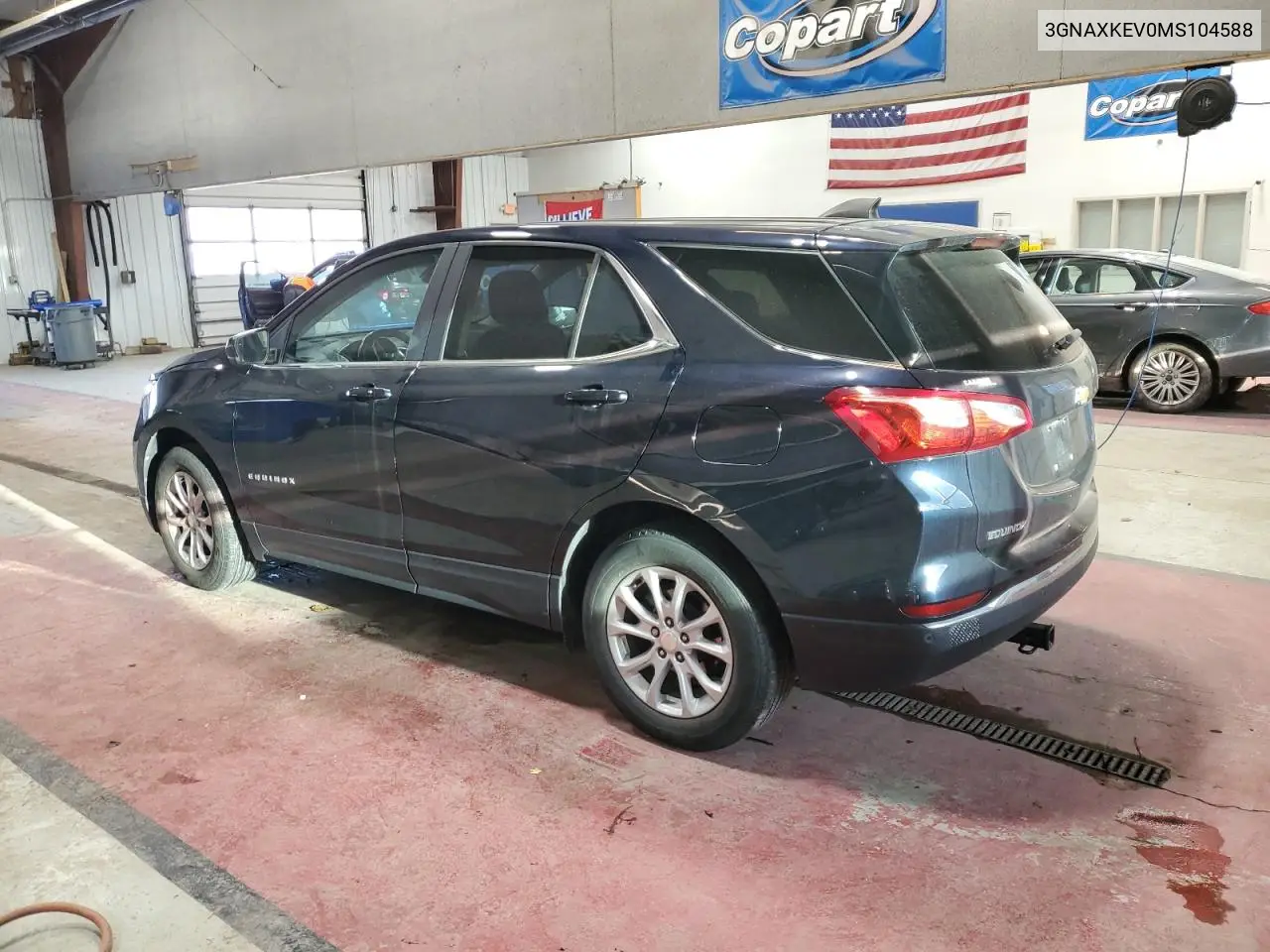 3GNAXKEV0MS104588 2021 Chevrolet Equinox Lt