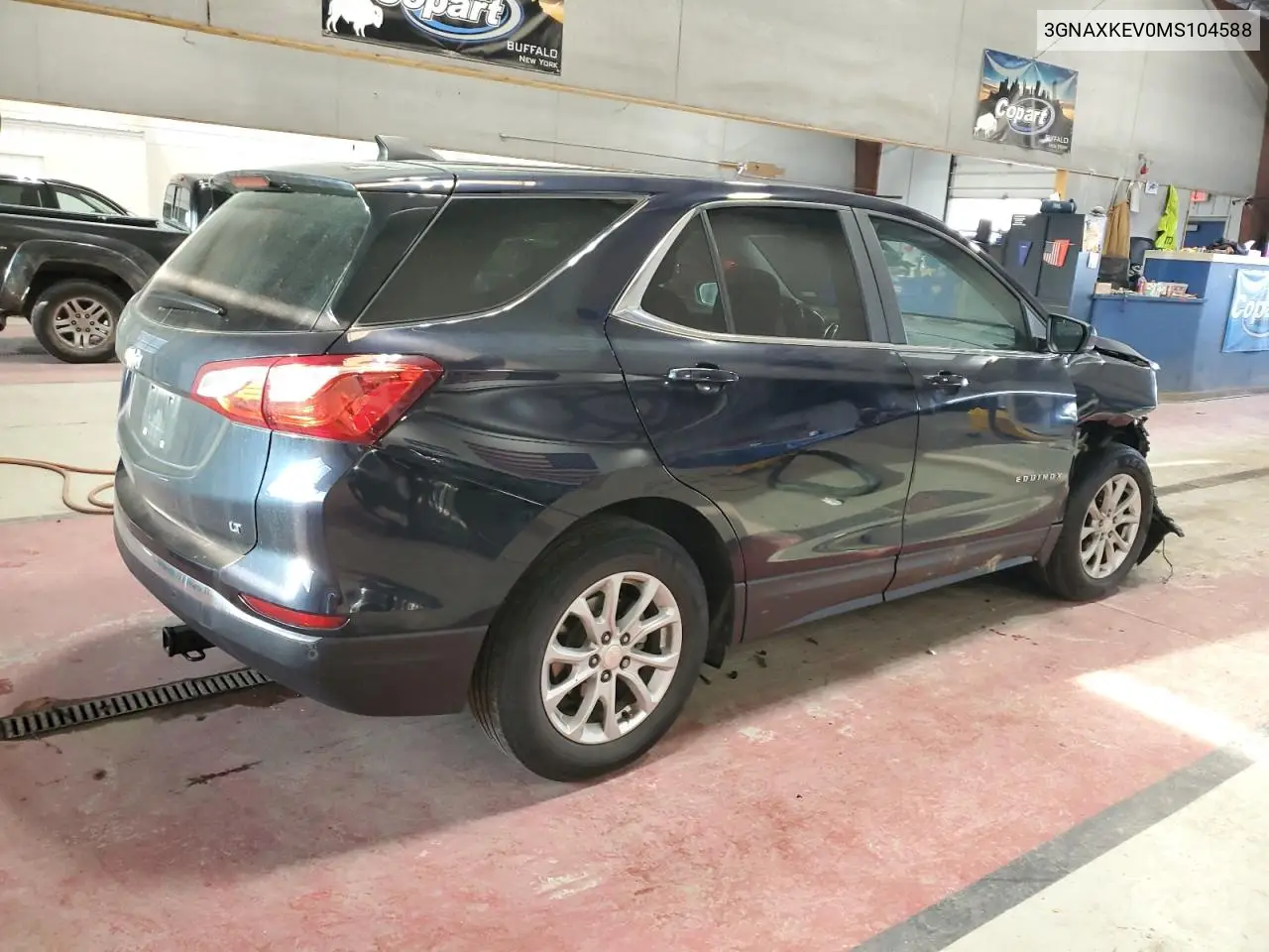 3GNAXKEV0MS104588 2021 Chevrolet Equinox Lt