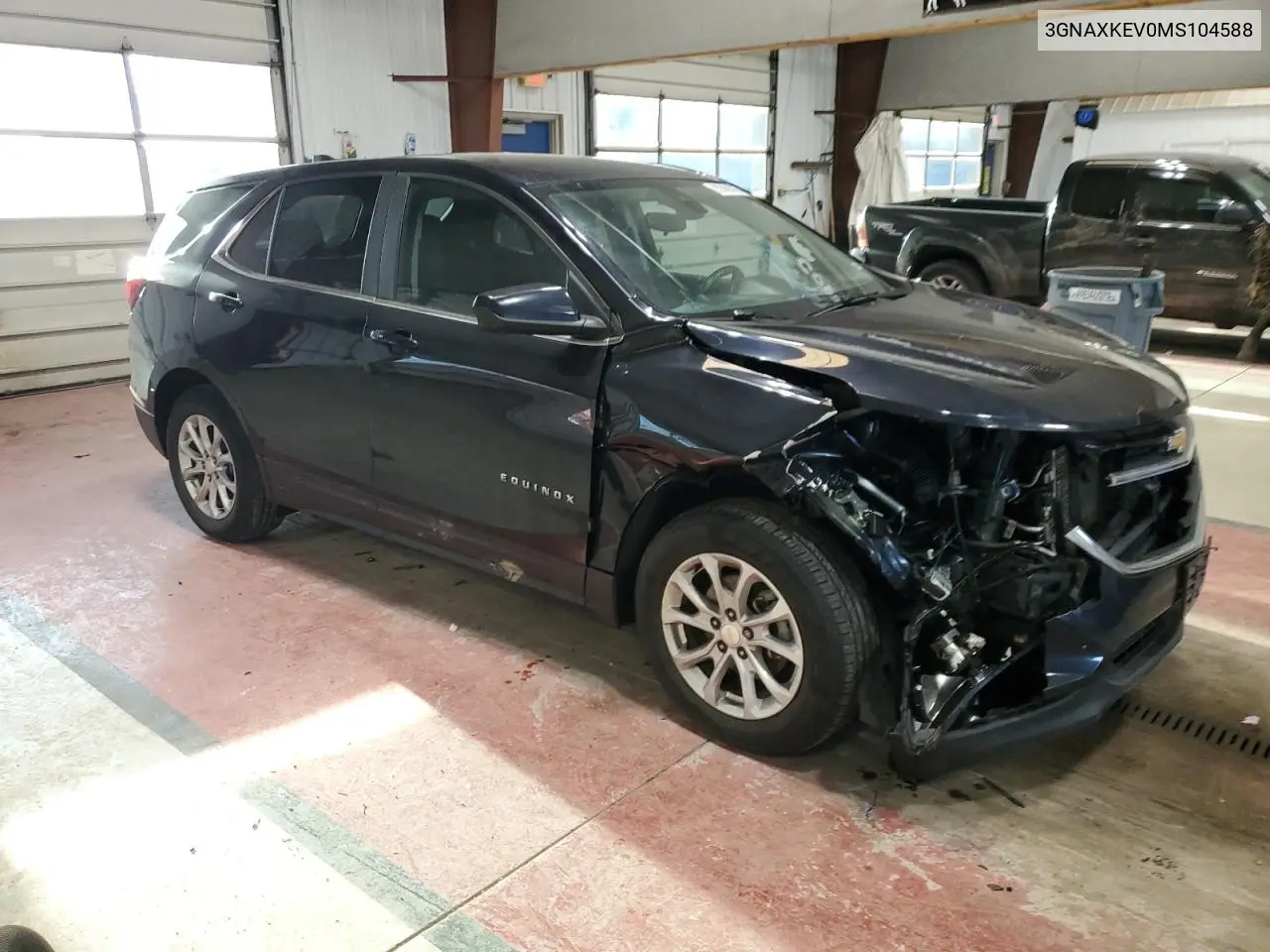 3GNAXKEV0MS104588 2021 Chevrolet Equinox Lt