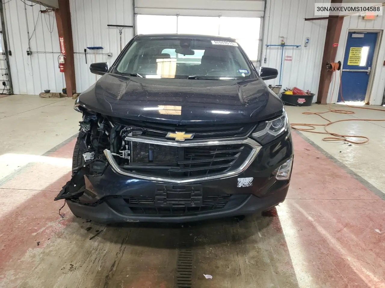 3GNAXKEV0MS104588 2021 Chevrolet Equinox Lt