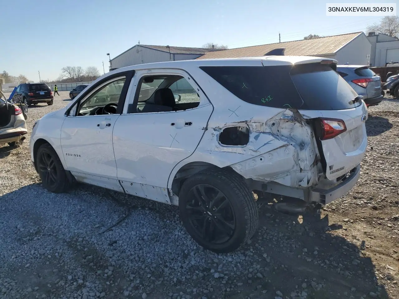3GNAXKEV6ML304319 2021 Chevrolet Equinox Lt