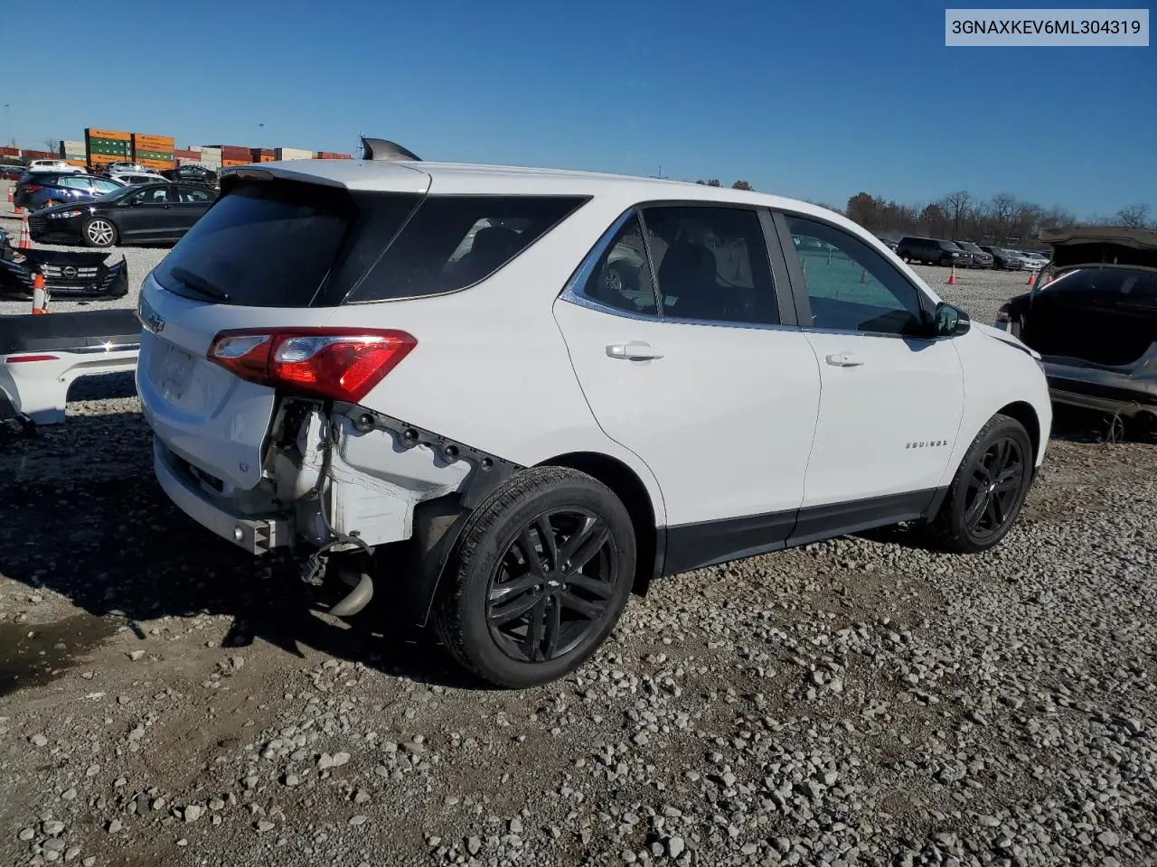 3GNAXKEV6ML304319 2021 Chevrolet Equinox Lt