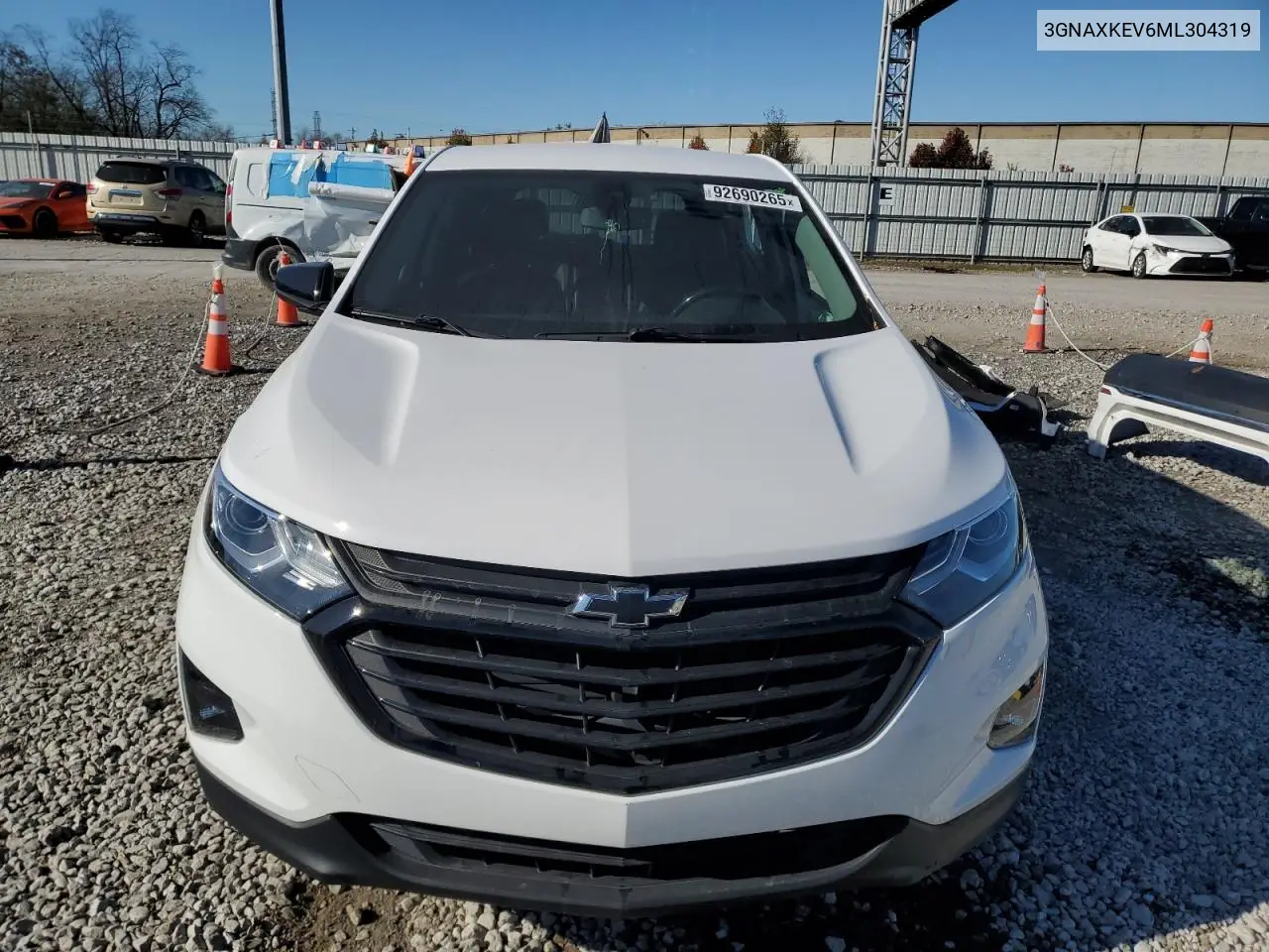 3GNAXKEV6ML304319 2021 Chevrolet Equinox Lt