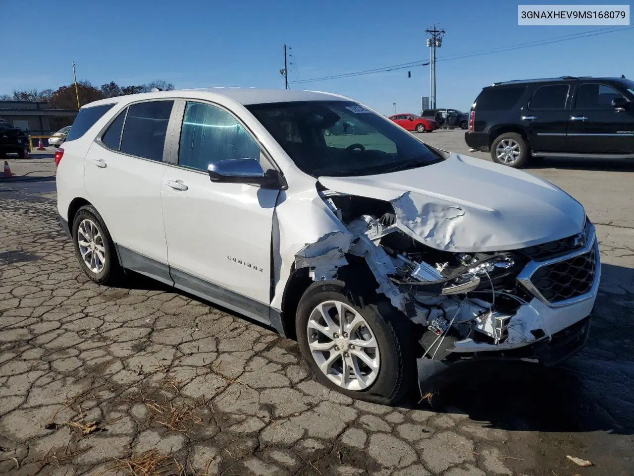 3GNAXHEV9MS168079 2021 Chevrolet Equinox Ls