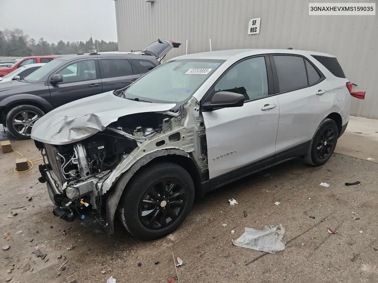 3GNAXHEVXMS159035 2021 Chevrolet Equinox Ls