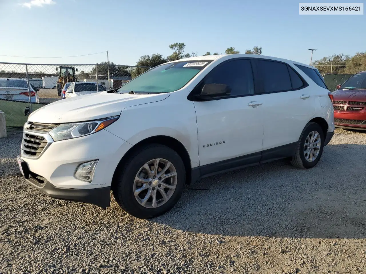3GNAXSEVXMS166421 2021 Chevrolet Equinox Ls