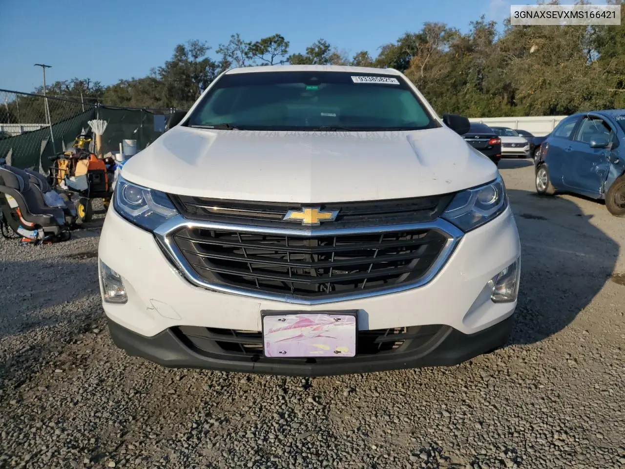 3GNAXSEVXMS166421 2021 Chevrolet Equinox Ls