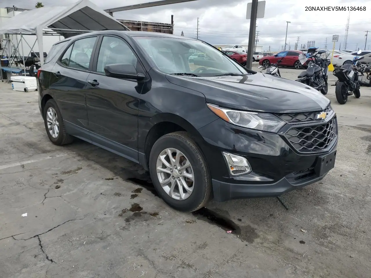 2GNAXHEV5M6136468 2021 Chevrolet Equinox Ls