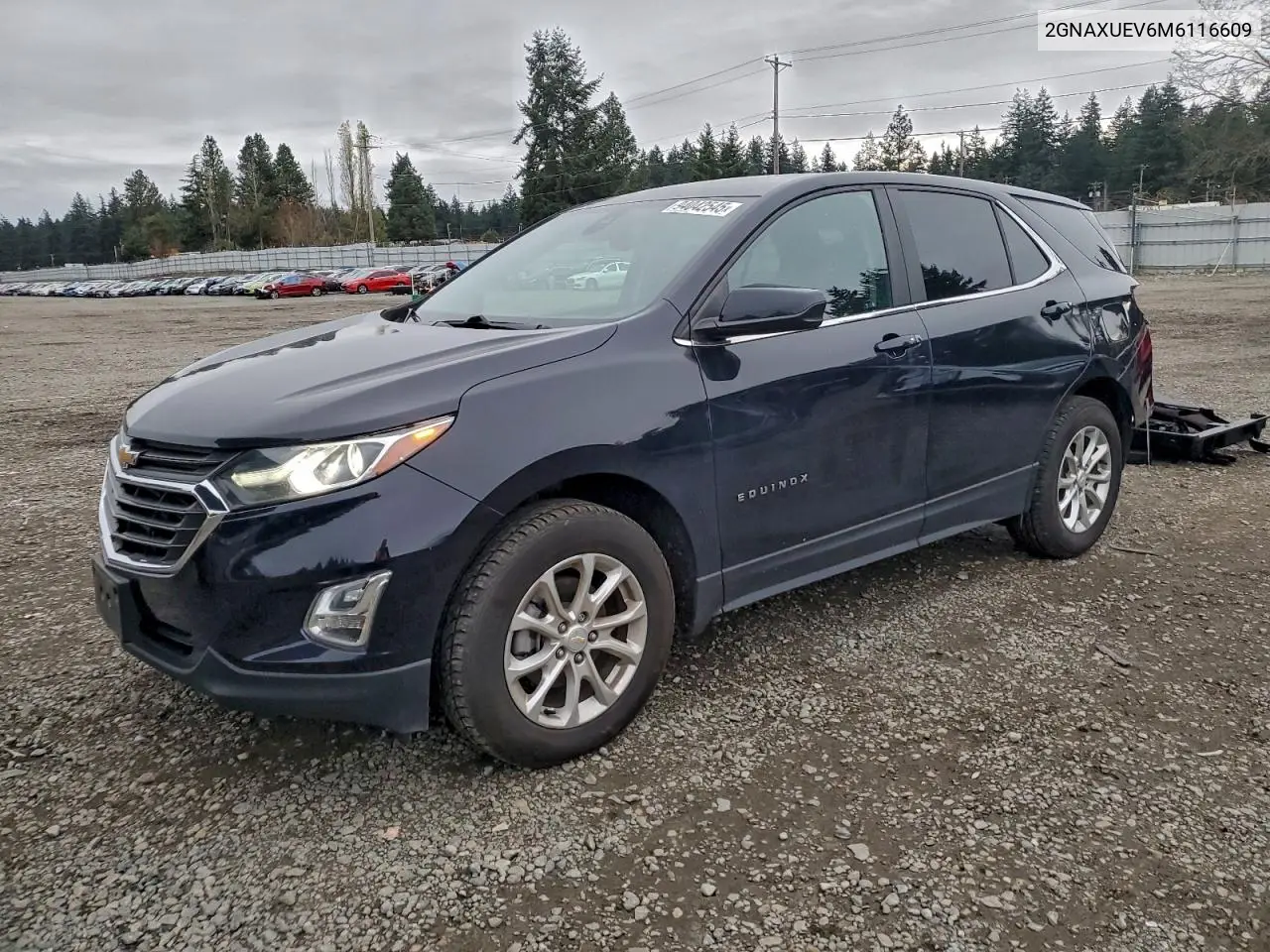 2GNAXUEV6M6116609 2021 Chevrolet Equinox Lt