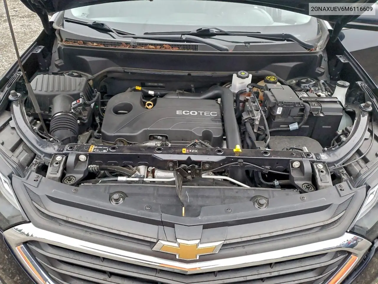 2GNAXUEV6M6116609 2021 Chevrolet Equinox Lt