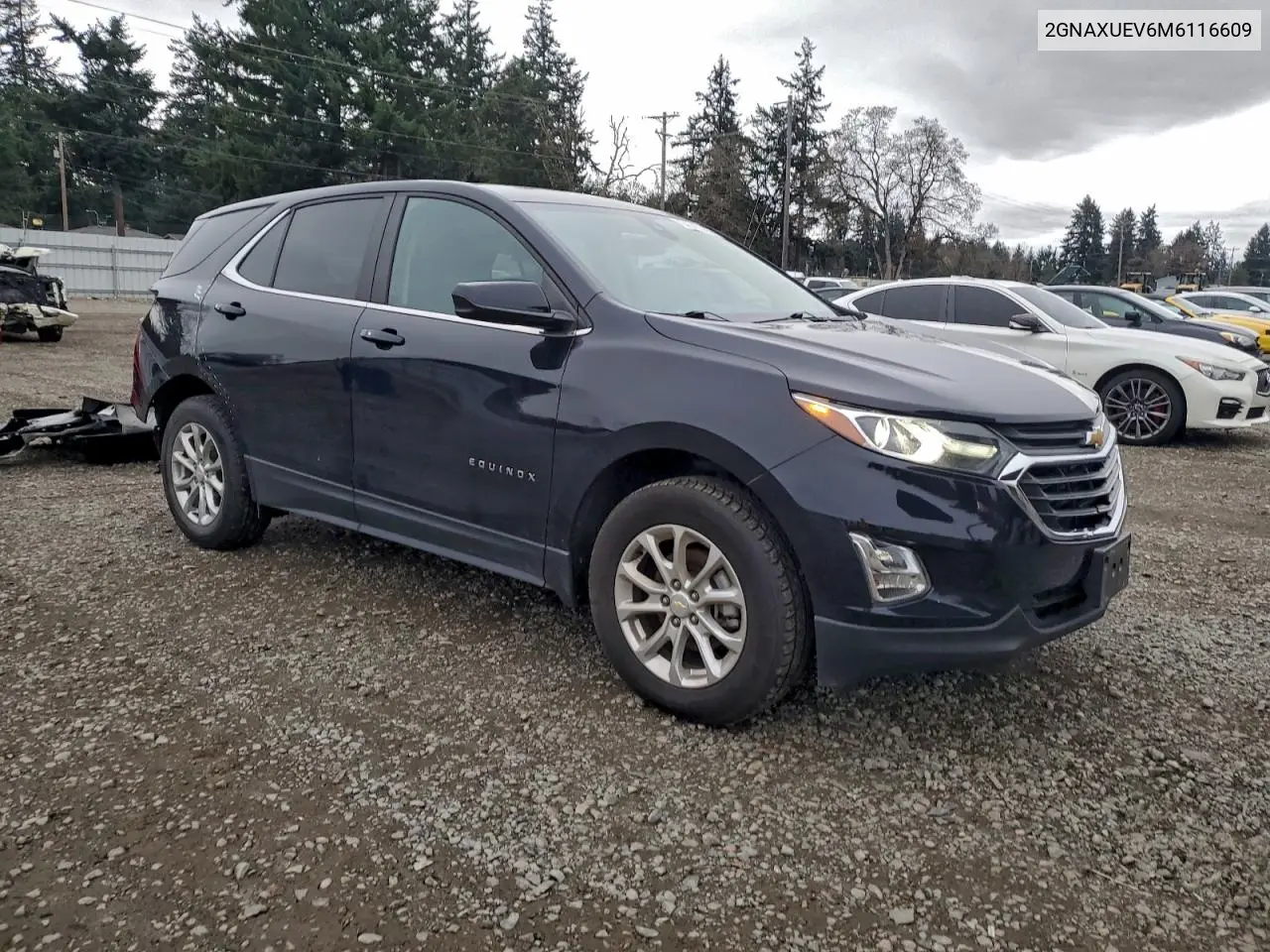 2GNAXUEV6M6116609 2021 Chevrolet Equinox Lt