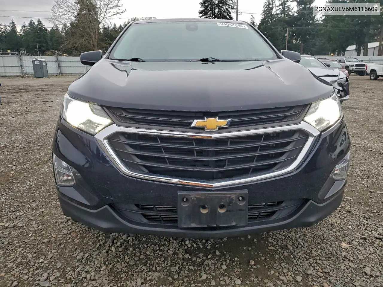 2GNAXUEV6M6116609 2021 Chevrolet Equinox Lt