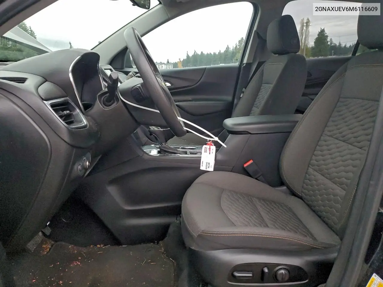 2GNAXUEV6M6116609 2021 Chevrolet Equinox Lt