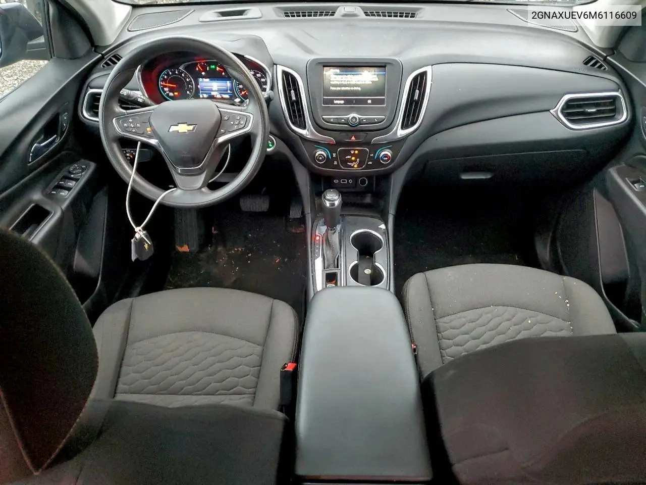 2GNAXUEV6M6116609 2021 Chevrolet Equinox Lt