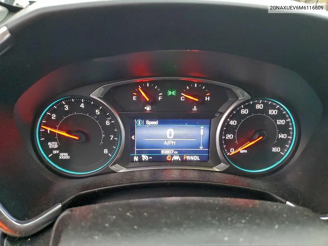 2GNAXUEV6M6116609 2021 Chevrolet Equinox Lt