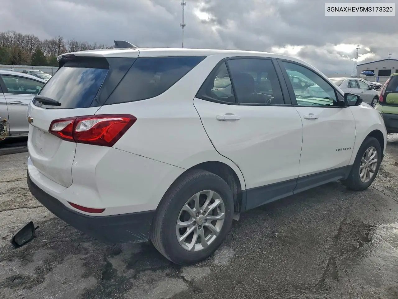 3GNAXHEV5MS178320 2021 Chevrolet Equinox Ls