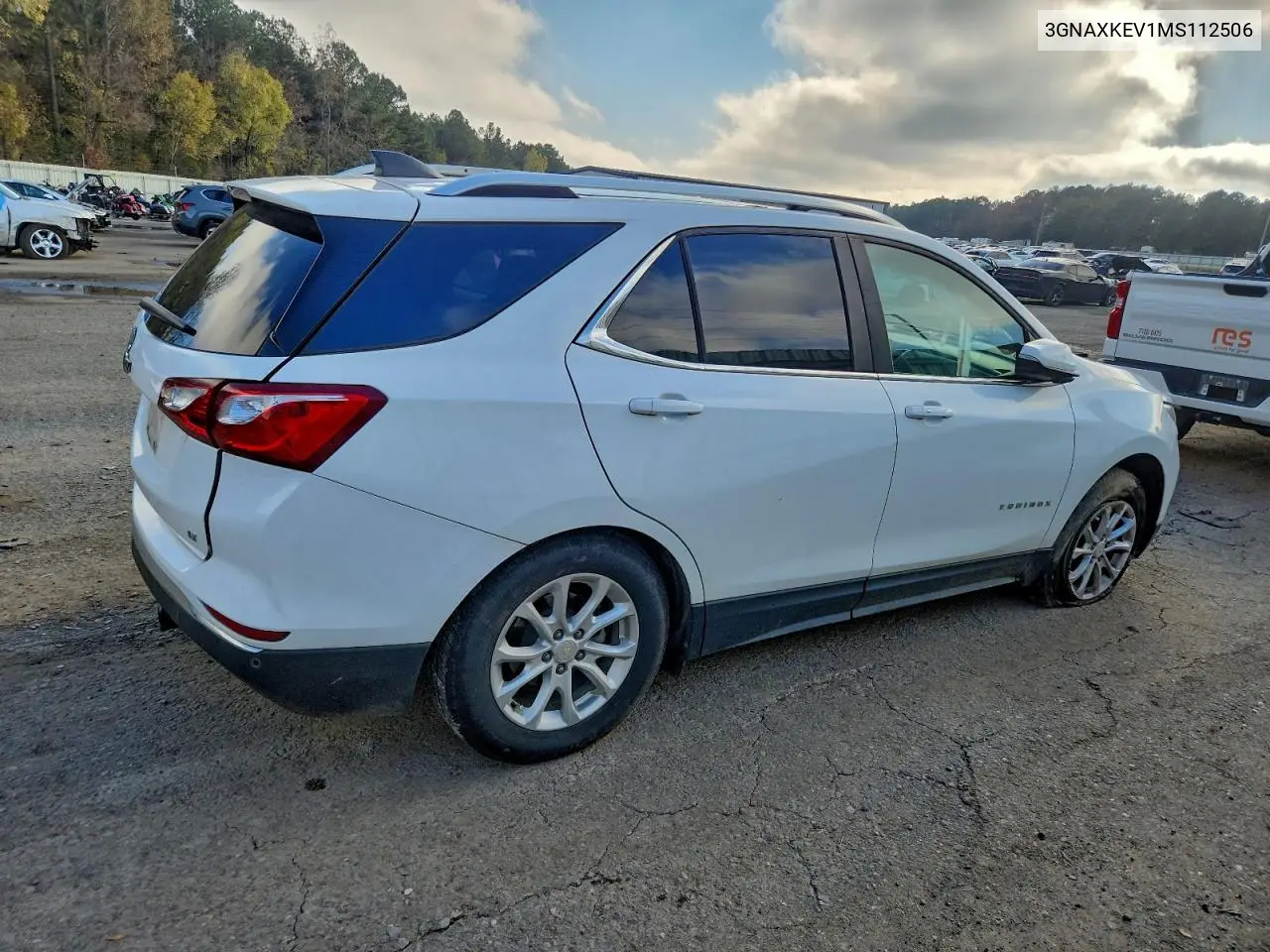 3GNAXKEV1MS112506 2021 Chevrolet Equinox Lt