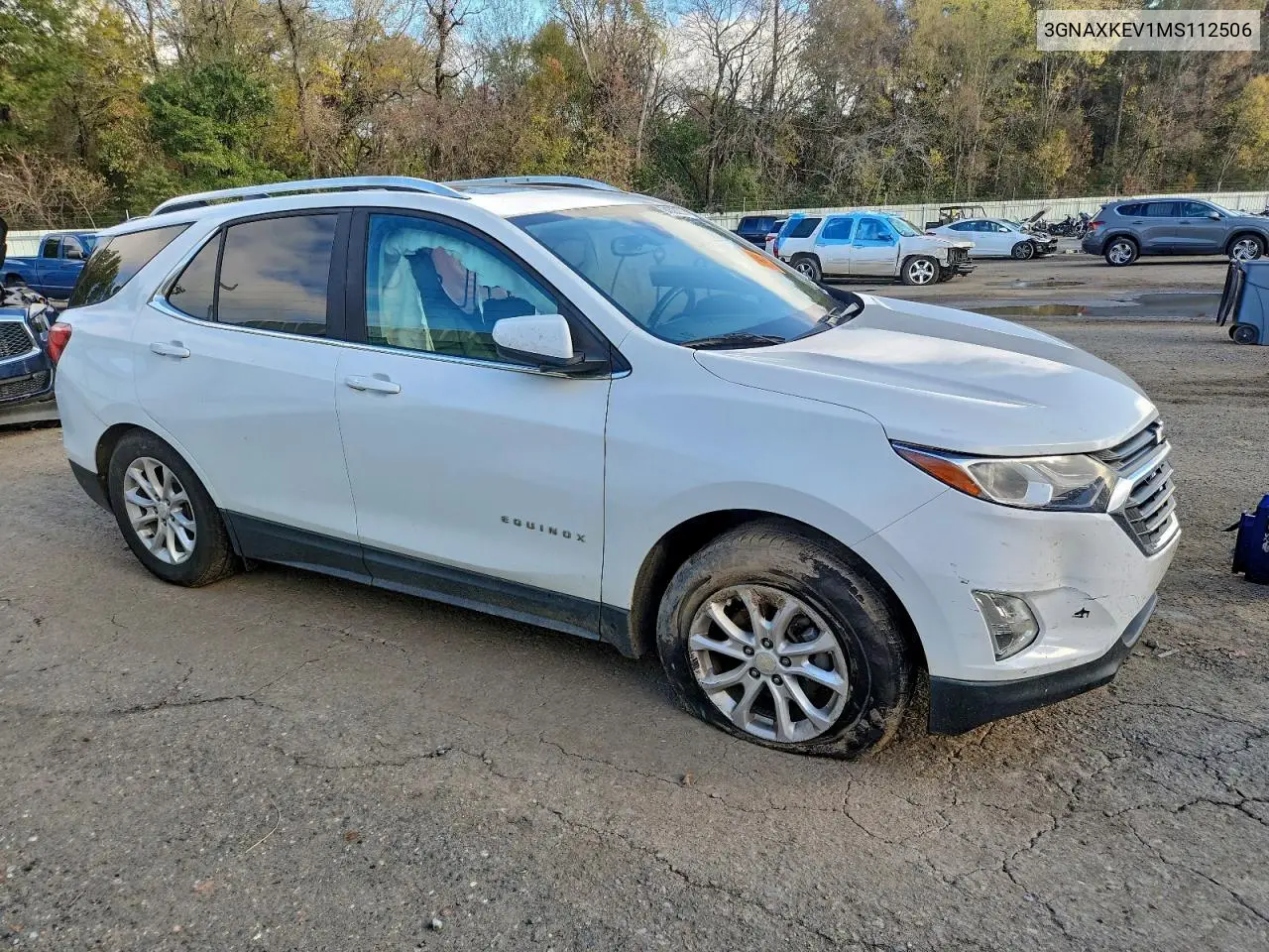 3GNAXKEV1MS112506 2021 Chevrolet Equinox Lt