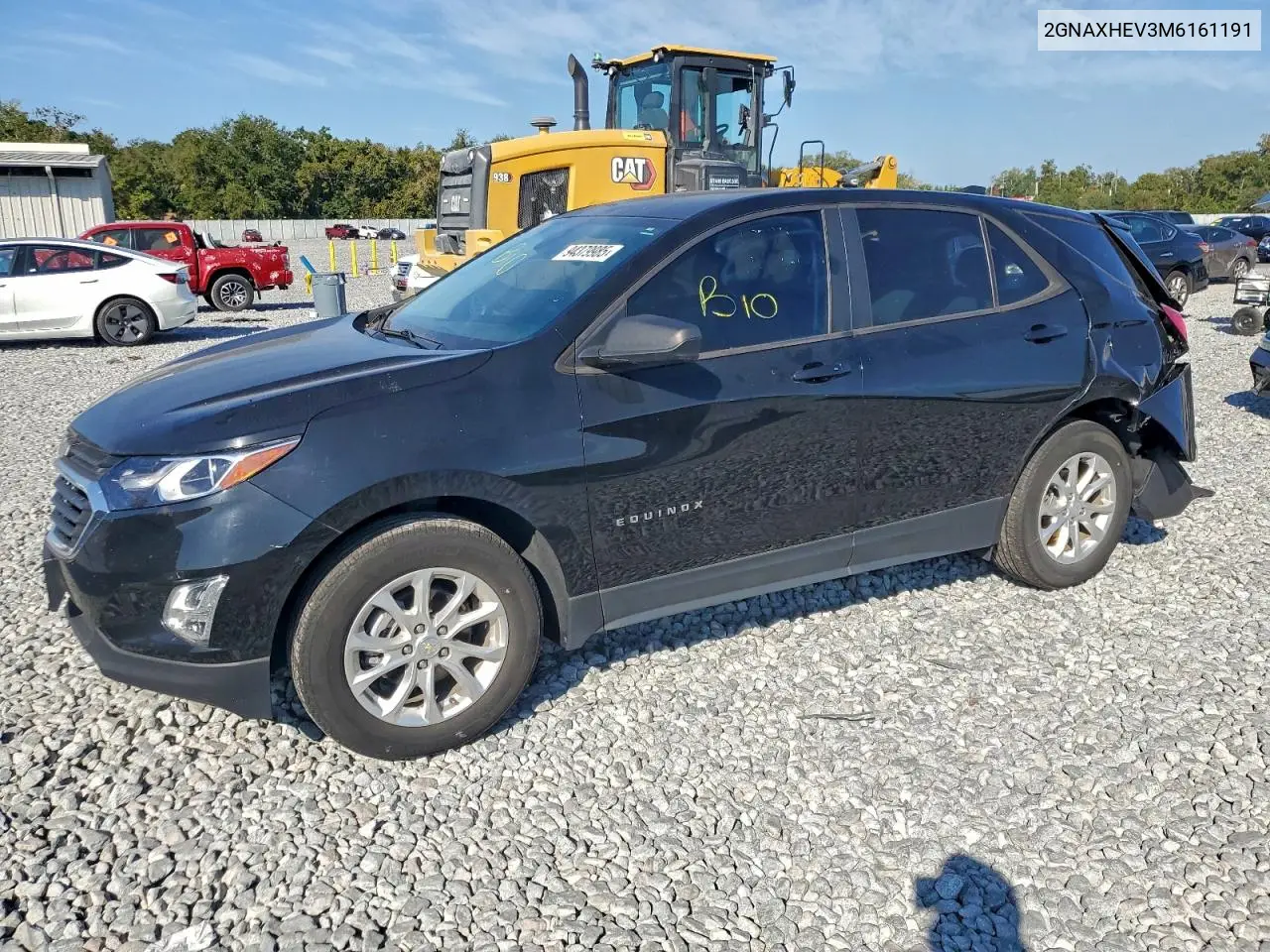 2GNAXHEV3M6161191 2021 Chevrolet Equinox Ls