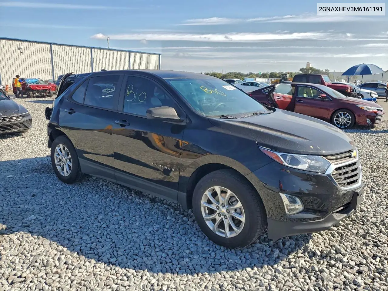 2GNAXHEV3M6161191 2021 Chevrolet Equinox Ls