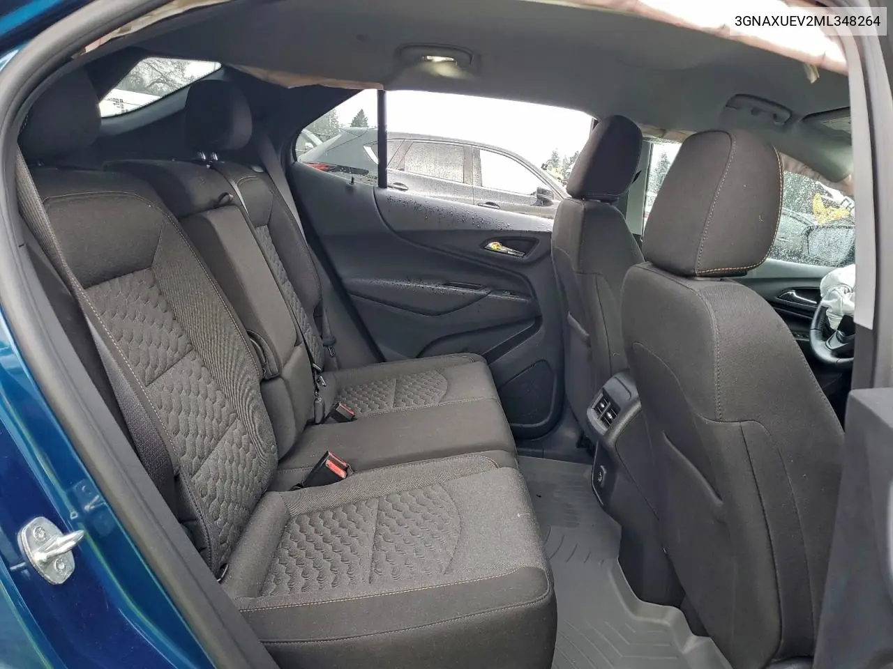 3GNAXUEV2ML348264 2021 Chevrolet Equinox Lt