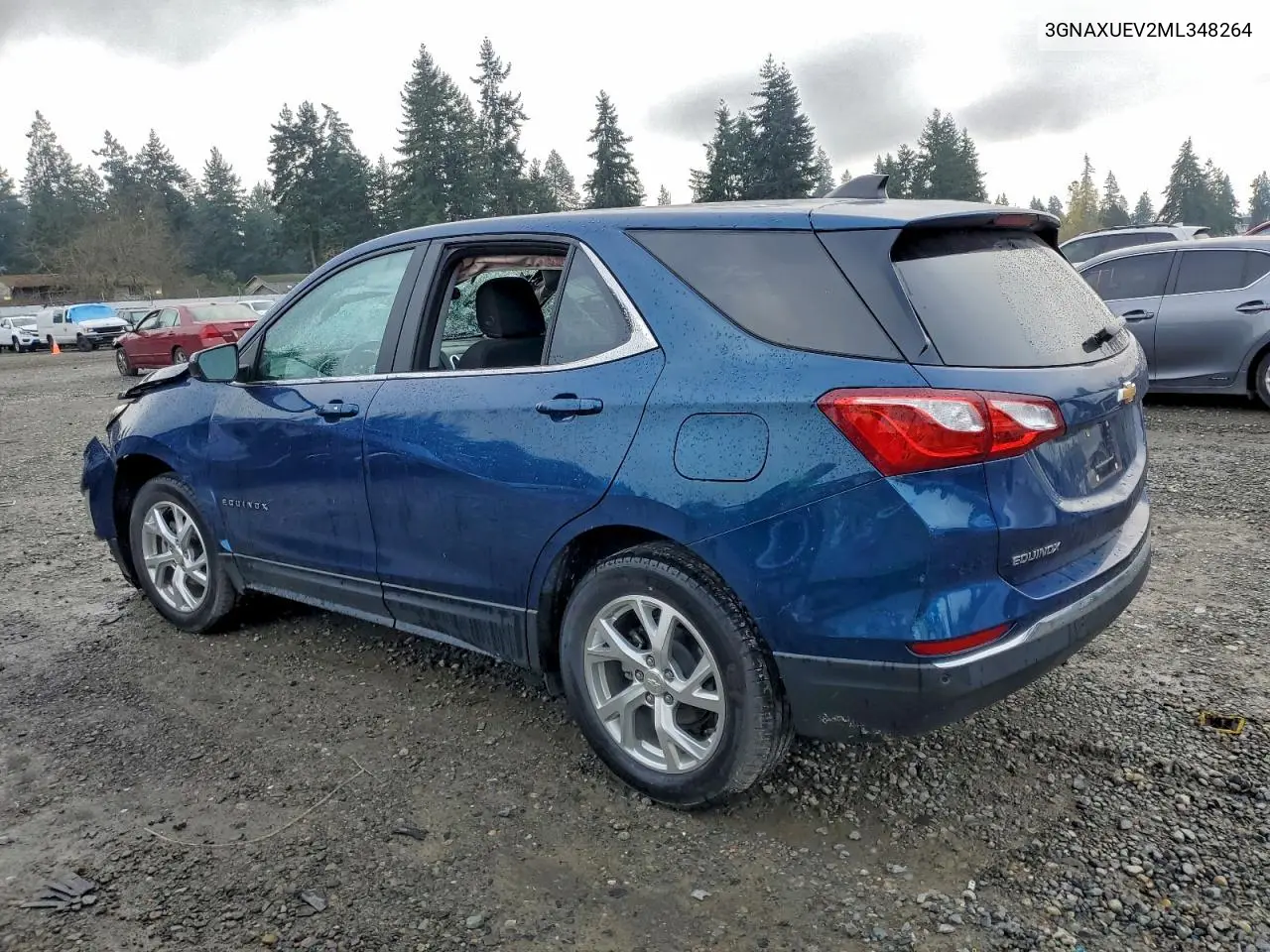 3GNAXUEV2ML348264 2021 Chevrolet Equinox Lt
