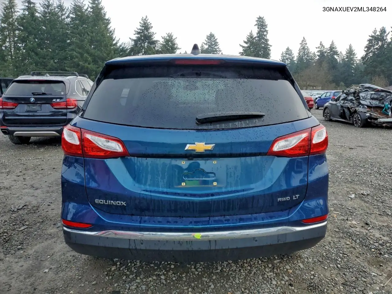 3GNAXUEV2ML348264 2021 Chevrolet Equinox Lt
