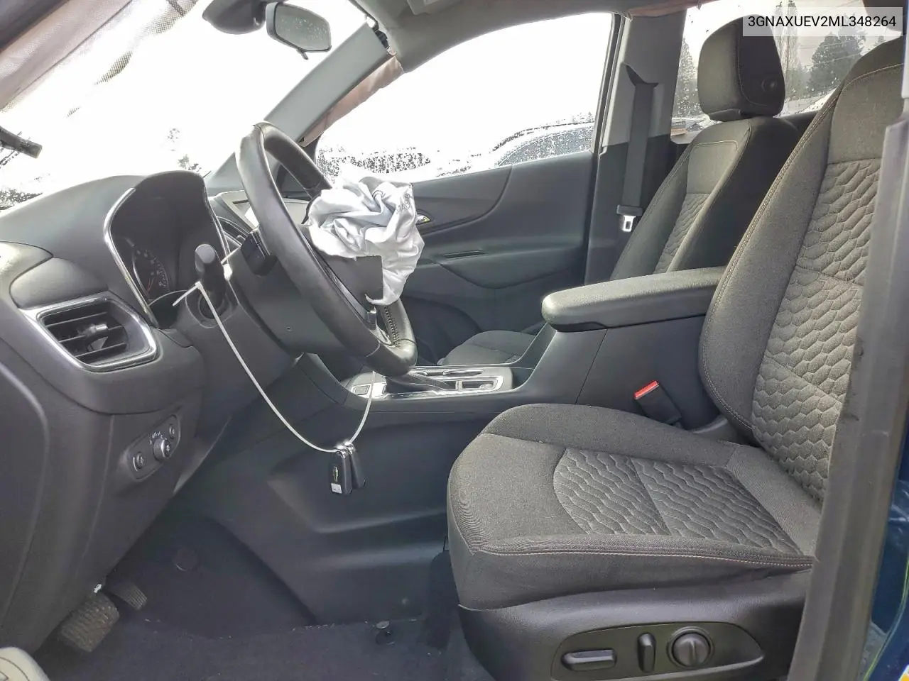 3GNAXUEV2ML348264 2021 Chevrolet Equinox Lt