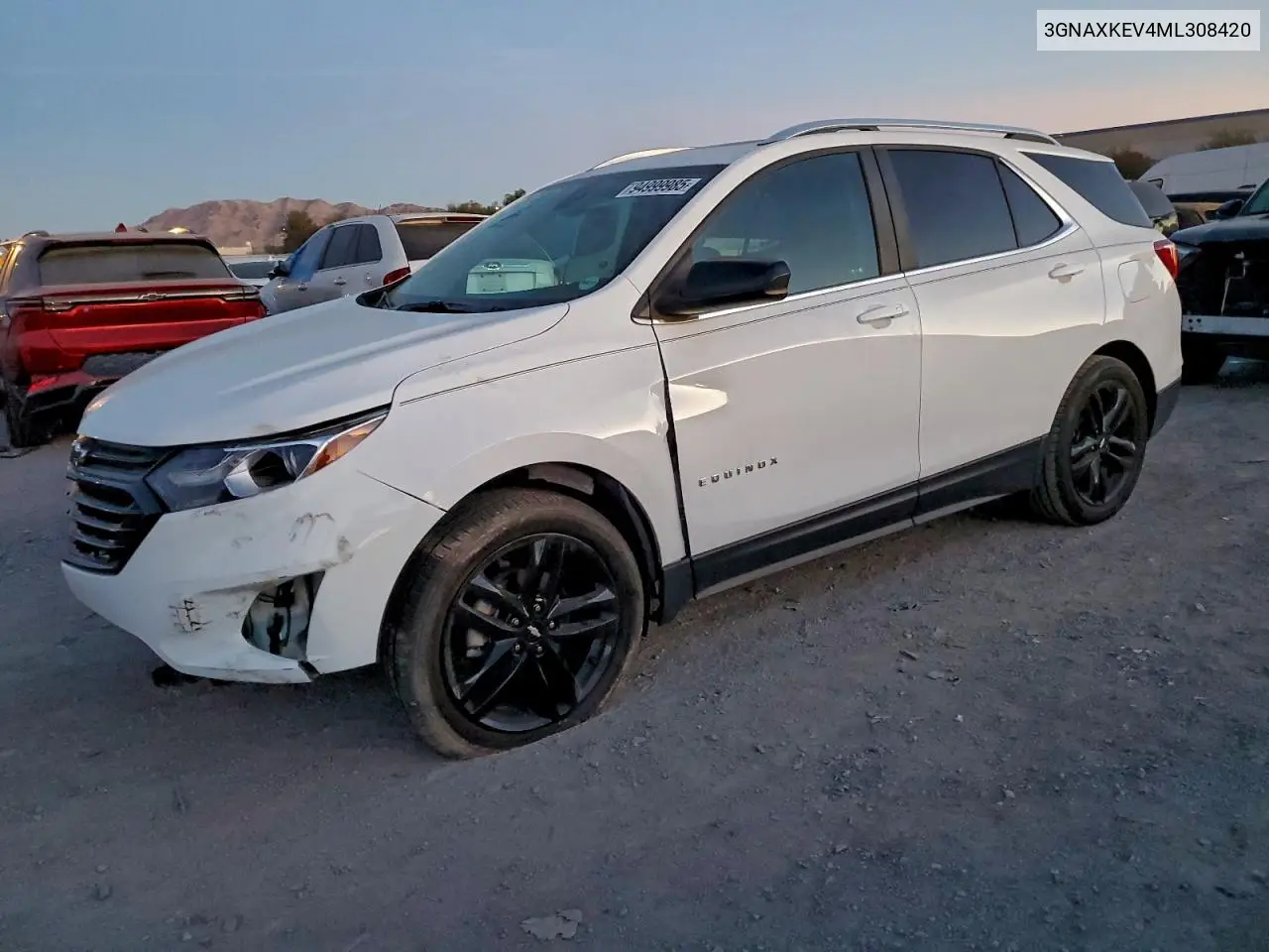 3GNAXKEV4ML308420 2021 Chevrolet Equinox Lt