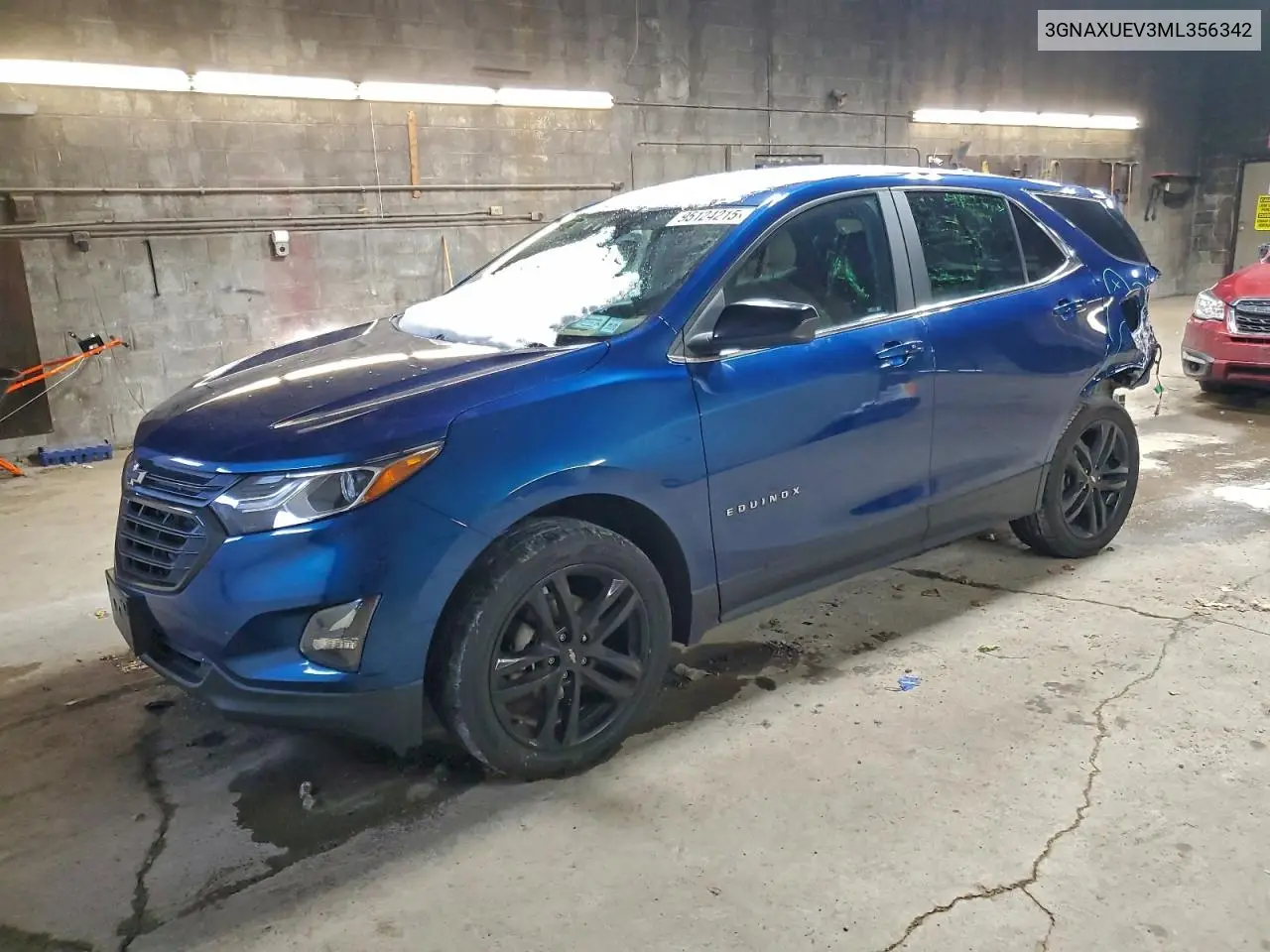 3GNAXUEV3ML356342 2021 Chevrolet Equinox Lt