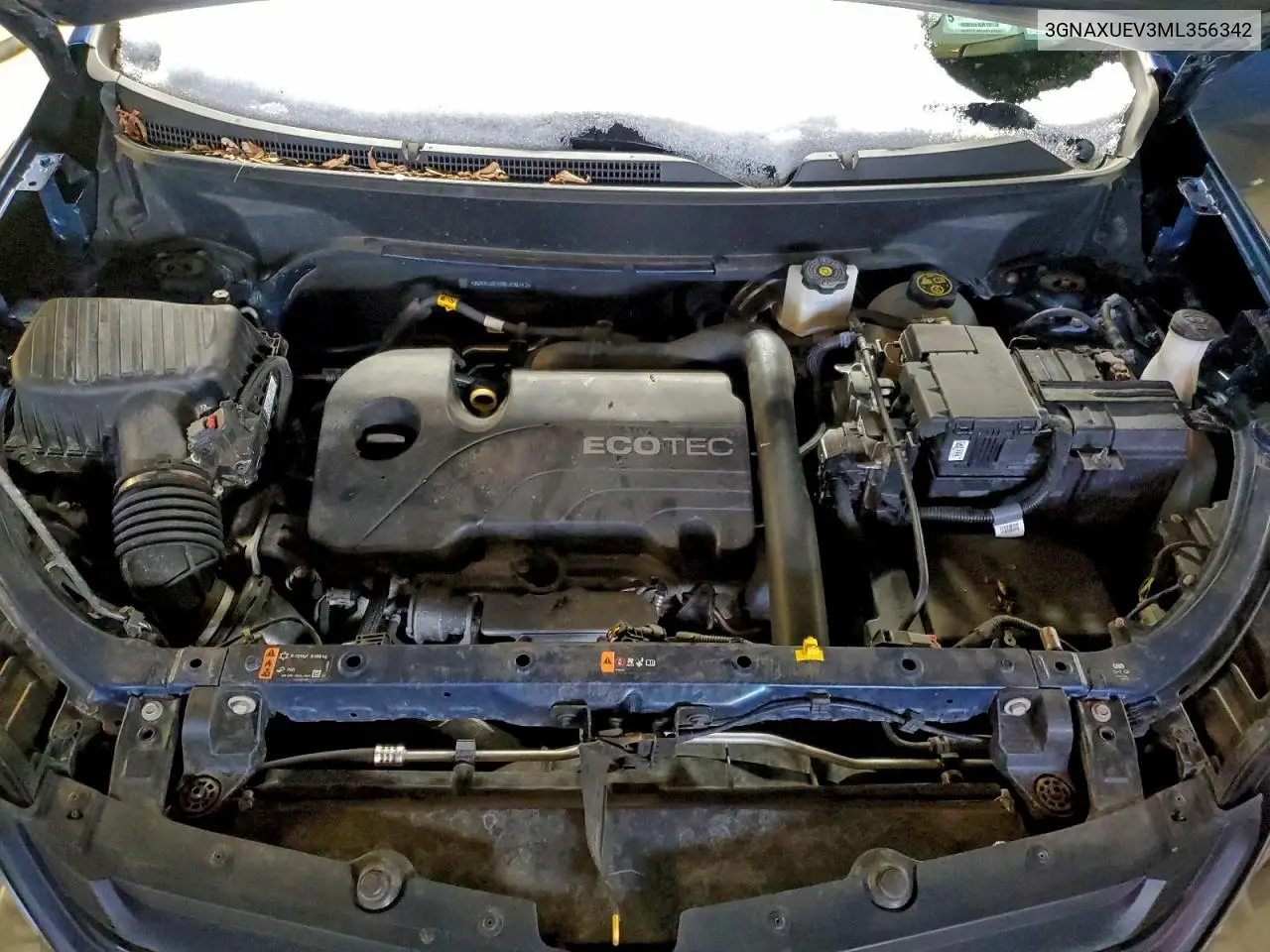 3GNAXUEV3ML356342 2021 Chevrolet Equinox Lt