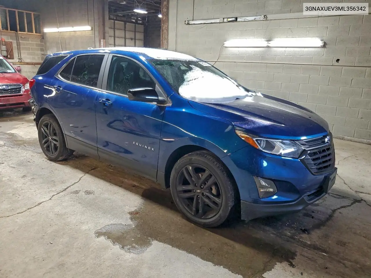 3GNAXUEV3ML356342 2021 Chevrolet Equinox Lt