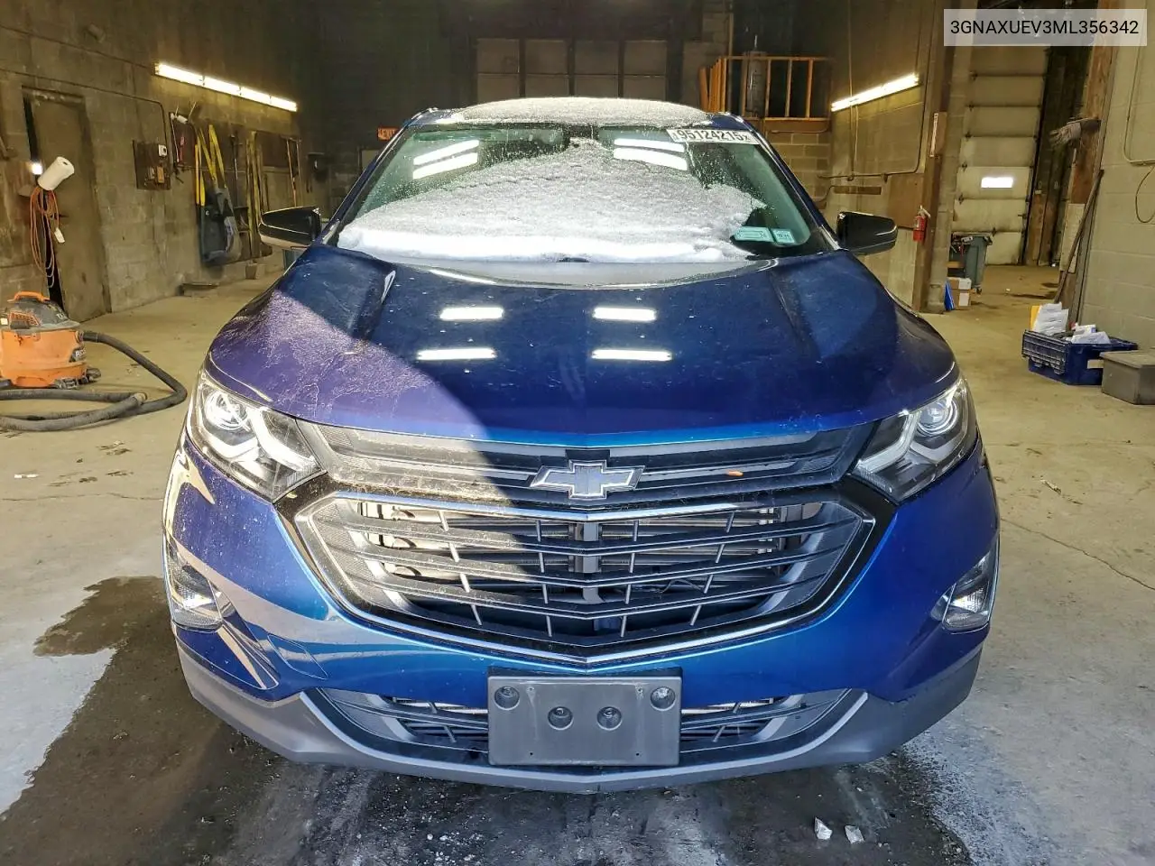 3GNAXUEV3ML356342 2021 Chevrolet Equinox Lt