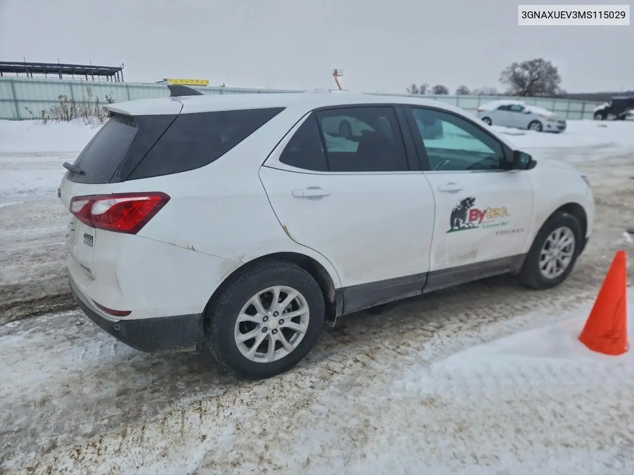 3GNAXUEV3MS115029 2021 Chevrolet Equinox Lt