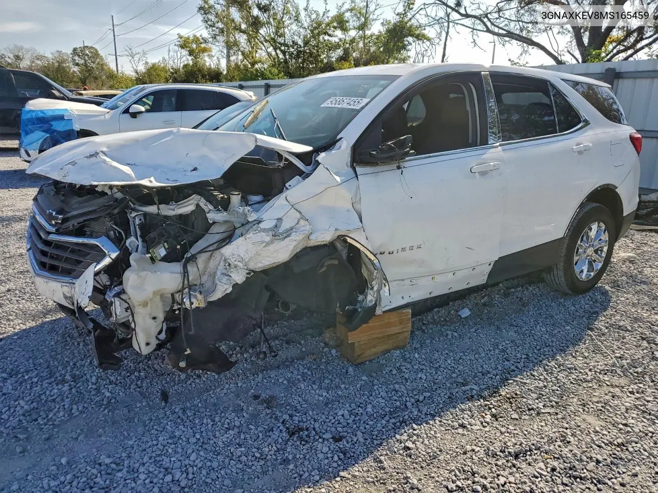 3GNAXKEV8MS165459 2021 Chevrolet Equinox Lt