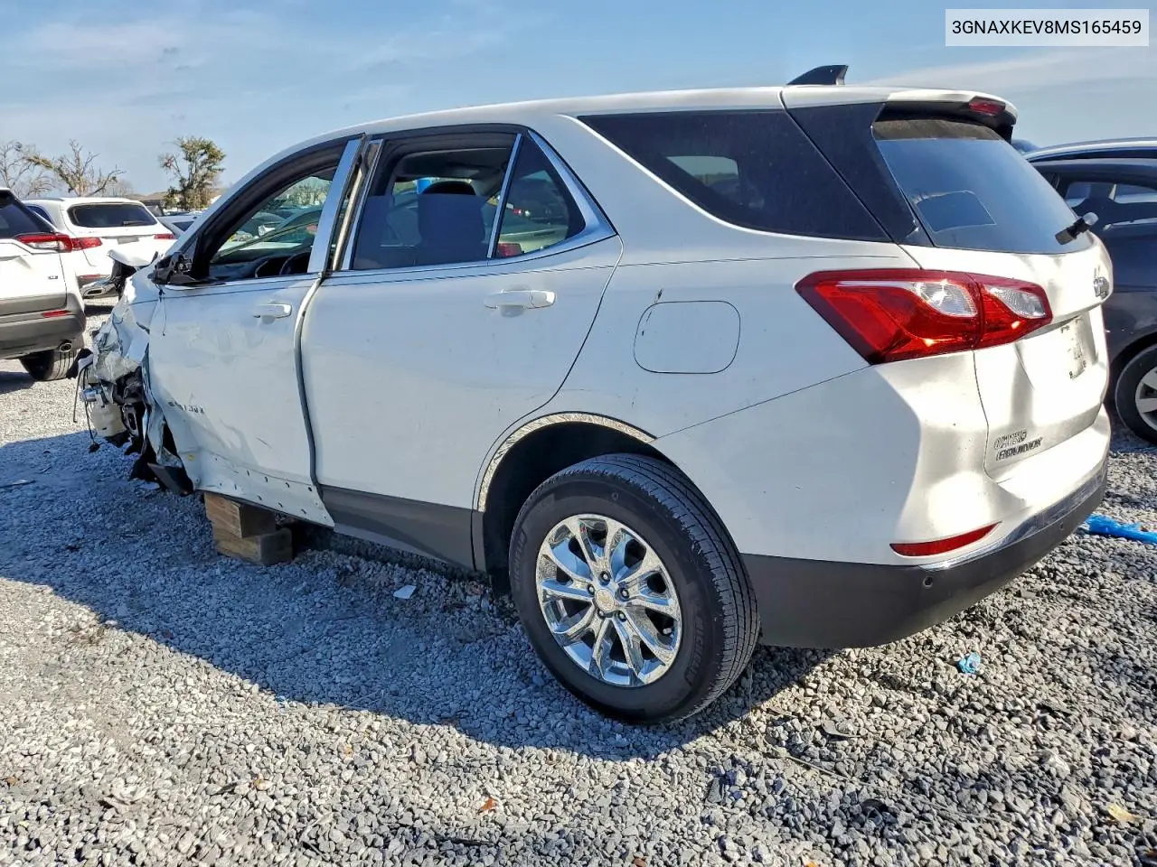 3GNAXKEV8MS165459 2021 Chevrolet Equinox Lt